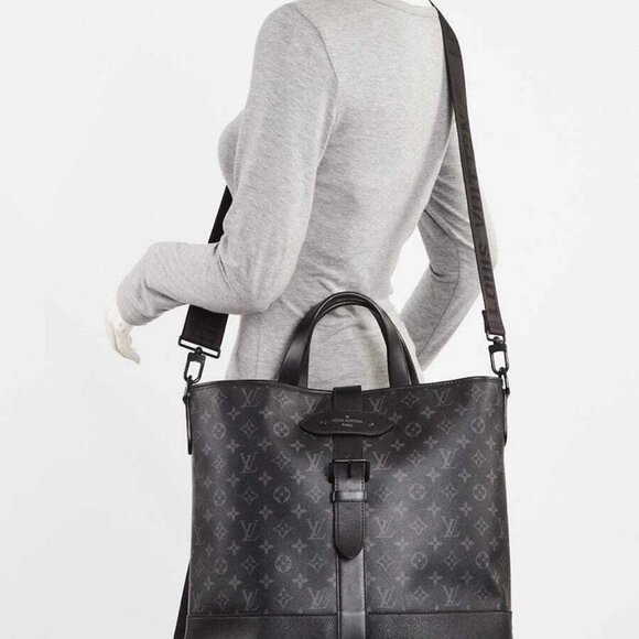 Louis Vuitton Monogram Eclipse Reverse Canvas Samur Tote Bag - Picture 2 of 10